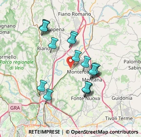 Mappa Via Allia, 00015 Monterotondo RM, Italia (6.71)