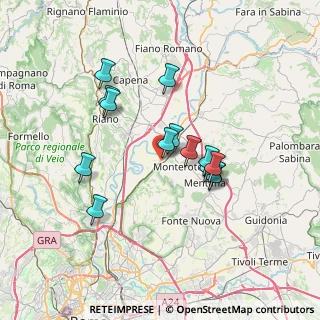 Mappa Via Val Padana, 00015 Monterotondo RM, Italia (6.33929)