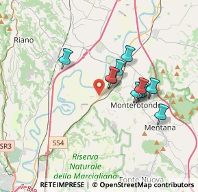 Mappa Via Allia, 00015 Monterotondo RM, Italia (2.98636)