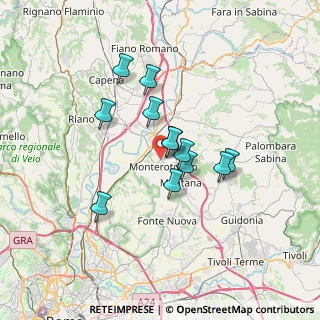 Mappa Via Brenta, 00015 Monterotondo RM, Italia (5.4575)