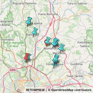 Mappa Via Monte Circeo, 00015 Monterotondo RM, Italia (6.77)