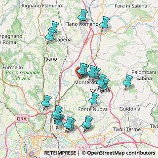 Mappa Via Monte Circeo, 00015 Monterotondo RM, Italia (8.9525)