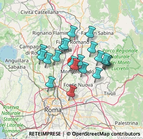 Mappa Via Monte Circeo, 00015 Monterotondo RM, Italia (10.6965)