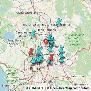 Mappa Via Monte Circeo, 00015 Monterotondo RM, Italia (13.008)