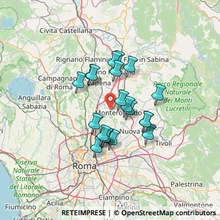 Mappa Via Monte Circeo, 00015 Monterotondo RM, Italia (11.527)