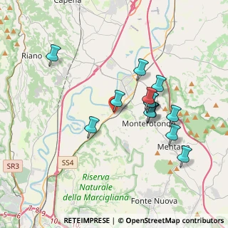 Mappa Via Monte Circeo, 00015 Monterotondo RM, Italia (3.53154)