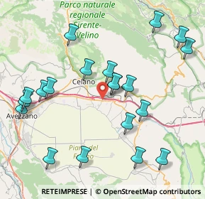 Mappa Via Morrone, 67041 Aielli AQ, Italia (9.5685)