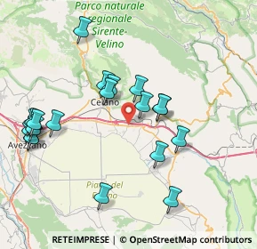 Mappa Via Morrone, 67041 Aielli AQ, Italia (8.77)