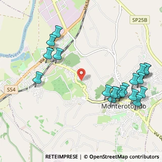Mappa Via Aterno, 00015 Monterotondo RM, Italia (1.34474)