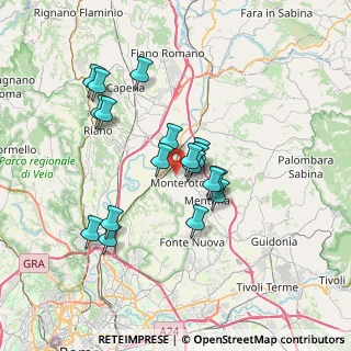 Mappa Via Aterno, 00015 Monterotondo RM, Italia (6.41667)