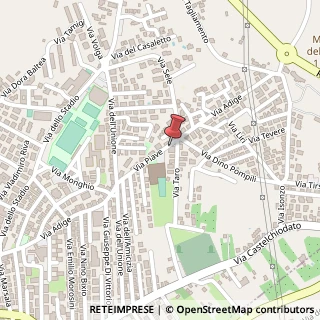 Mappa Via Piave, 18/A, 00015 Monterotondo, Roma (Lazio)