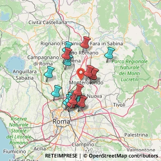 Mappa Via Monte Gargano, 00015 Monterotondo RM, Italia (11.864)