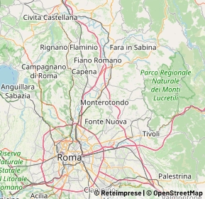 Mappa 00015 Monterotondo RM, Italia (13.1165)