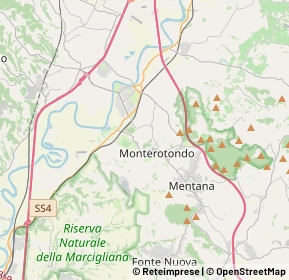 Mappa 00015 Monterotondo RM, Italia (1.4245)