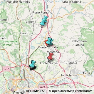 Mappa Via Guglielmo Oberdan, 00015 Monterotondo RM, Italia (7.79067)