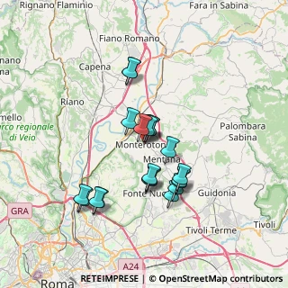 Mappa Via Guglielmo Oberdan, 00015 Monterotondo RM, Italia (6.3555)
