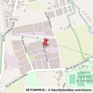 Mappa Via degli olmetti 36, 00060 Formello, Roma (Lazio)