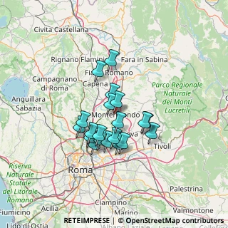 Mappa Via Fabio Filzi, 00015 Monterotondo RM, Italia (10.9225)