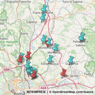 Mappa Via Fabio Filzi, 00015 Monterotondo RM, Italia (10.51)
