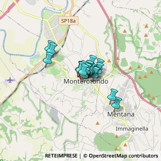 Mappa Via Fabio Filzi, 00015 Monterotondo RM, Italia (0.8855)