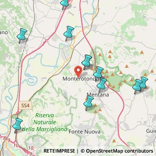 Mappa Via Fabio Filzi, 00015 Monterotondo RM, Italia (5.08818)