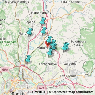 Mappa Via Aurelio Saffi, 00015 Monterotondo RM, Italia (4.94909)