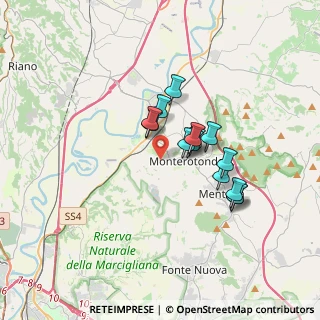 Mappa Via Monti Lucretili, 00015 Monterotondo RM, Italia (2.79071)