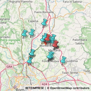 Mappa Via Monti Lucretili, 00015 Monterotondo RM, Italia (5.006)