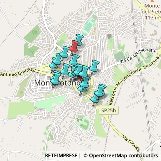 Mappa Via Fratelli Cairoli, 00015 Monterotondo RM, Italia (0.2645)