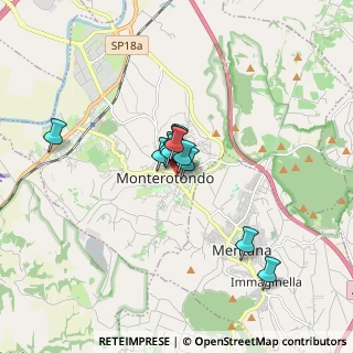 Mappa Via Fratelli Cairoli, 00015 Monterotondo RM, Italia (1.13818)