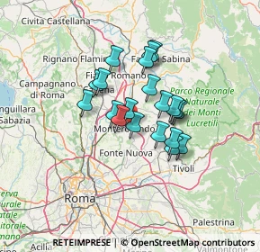 Mappa Via Castelchiodato, 00015 Monterotondo RM, Italia (10.081)