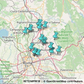 Mappa Via Castelchiodato, 00015 Monterotondo RM, Italia (11.4655)