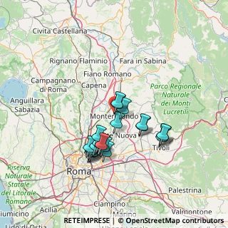 Mappa Via Fratelli Rosselli, 00015 Monterotondo RM, Italia (12.8965)