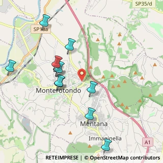 Mappa Via Castel Chiodato, 00015 Monterotondo RM, Italia (2.22455)