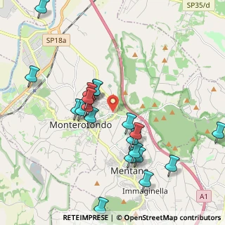 Mappa Via Castel Chiodato, 00015 Monterotondo RM, Italia (2.2375)