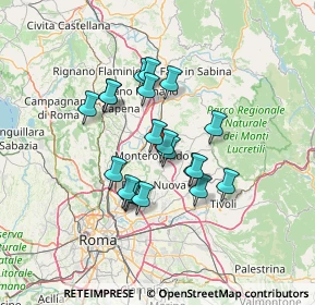Mappa Via Castel Chiodato, 00015 Monterotondo RM, Italia (11.434)