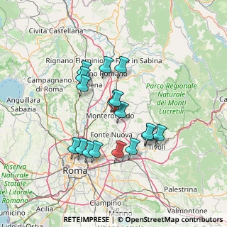 Mappa Via Castel Chiodato, 00015 Monterotondo RM, Italia (12.97)