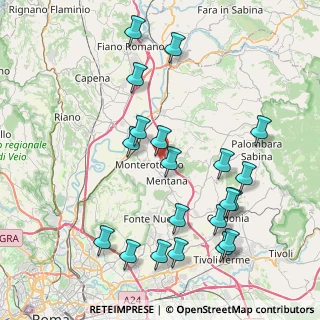 Mappa Via Castel Chiodato, 00015 Monterotondo RM, Italia (9.392)