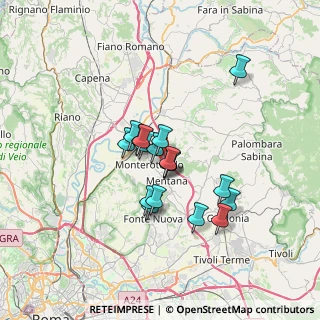 Mappa Via Castel Chiodato, 00015 Monterotondo RM, Italia (5.24778)