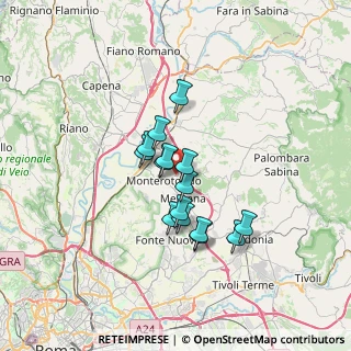 Mappa Via Castel Chiodato, 00015 Monterotondo RM, Italia (5.23733)