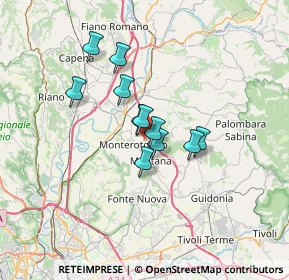 Mappa Via Castel Chiodato, 00015 Monterotondo RM, Italia (4.92636)