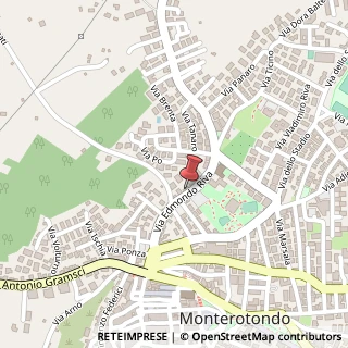 Mappa Via Edmondo Riva, 49, 00015 Monterotondo, Roma (Lazio)