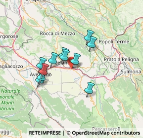 Mappa Via Valeria Tiburtina Km 130.500, 67044 Cerchio AQ, Italia (11.20182)