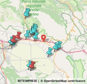 Mappa Via Valeria Tiburtina Km 130.500, 67044 Cerchio AQ, Italia (8.536)