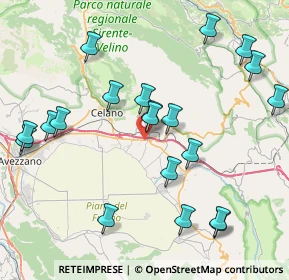 Mappa Via Valeria Tiburtina Km 130.500, 67044 Cerchio AQ, Italia (9.523)