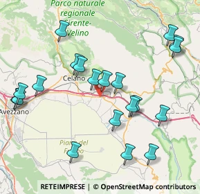 Mappa Via Valeria Tiburtina Km 130.500, 67044 Cerchio AQ, Italia (9.3295)