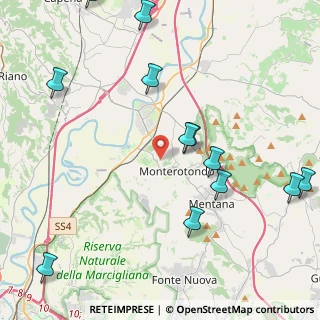 Mappa Via Pescara, 00015 Monterotondo RM, Italia (5.63917)
