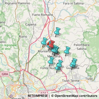 Mappa Via Monghio, 00015 Monterotondo RM, Italia (5.24615)