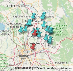 Mappa Via Monghio, 00015 Monterotondo RM, Italia (10.197)