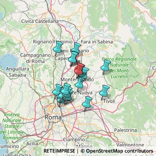 Mappa Via Monghio, 00015 Monterotondo RM, Italia (10.4185)